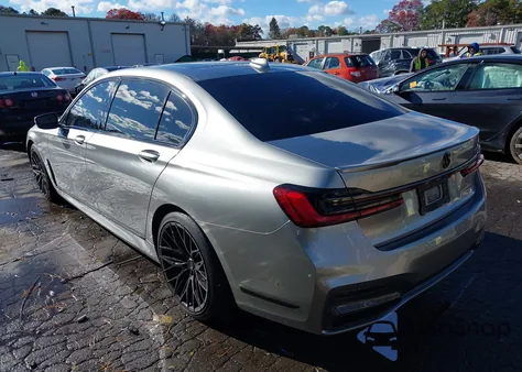 2021 BMW 750I xDrive from USA, damaged, VIN WBA7U2C04MCG46866